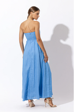 Talia Linen Maxi Dress